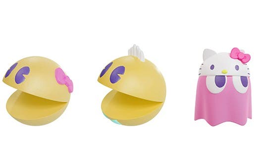 Anunciada la colección de figuras oficiales de Pac-Man x Sanrio