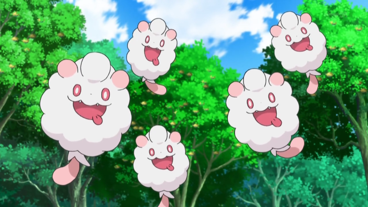 Extraño baile protagonizado por Swirlix a causa de un glitch en Pokémon GO