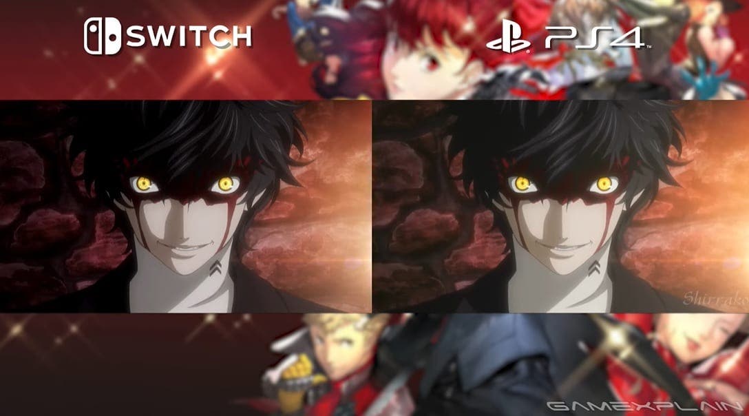 Comparativa gráfica de Persona 5 Royal en Switch vs PS4