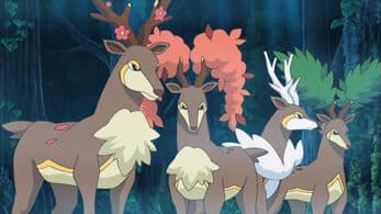 Así sería la fusión entre Leafeon y Sawsbuck en Pokémon