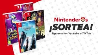 ¡Sorteamos otro juego de Nintendo Switch a elegir entre Pokémon Escarlata, Pokémon Púrpura, Crisis Core: Final Fantasy VII Reunion y Dragon Quest Treasures!