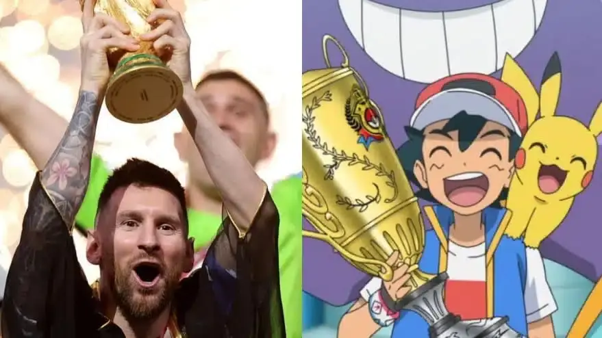 pok&eacute;mon messi ash ketchum