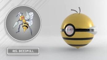 Crean una Poké Ball personalizada en 3D para cada Pokémon de Kanto