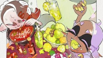 Esta es la ilustración especial del Splatfest de los sabores de Splatoon 3