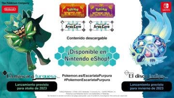 Pokémon Escarlata y Púrpura detalla su DLC y el regreso de otros Pokémon