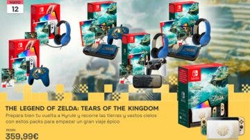 Con el anuncio de la consola, mando y funda de Zelda: Tears of the Kingdom llegan packs increíbles