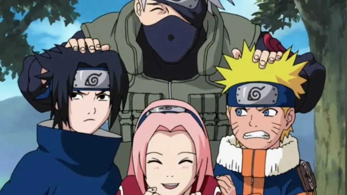 Naruto, Sasuke, Sakura y Kakashi