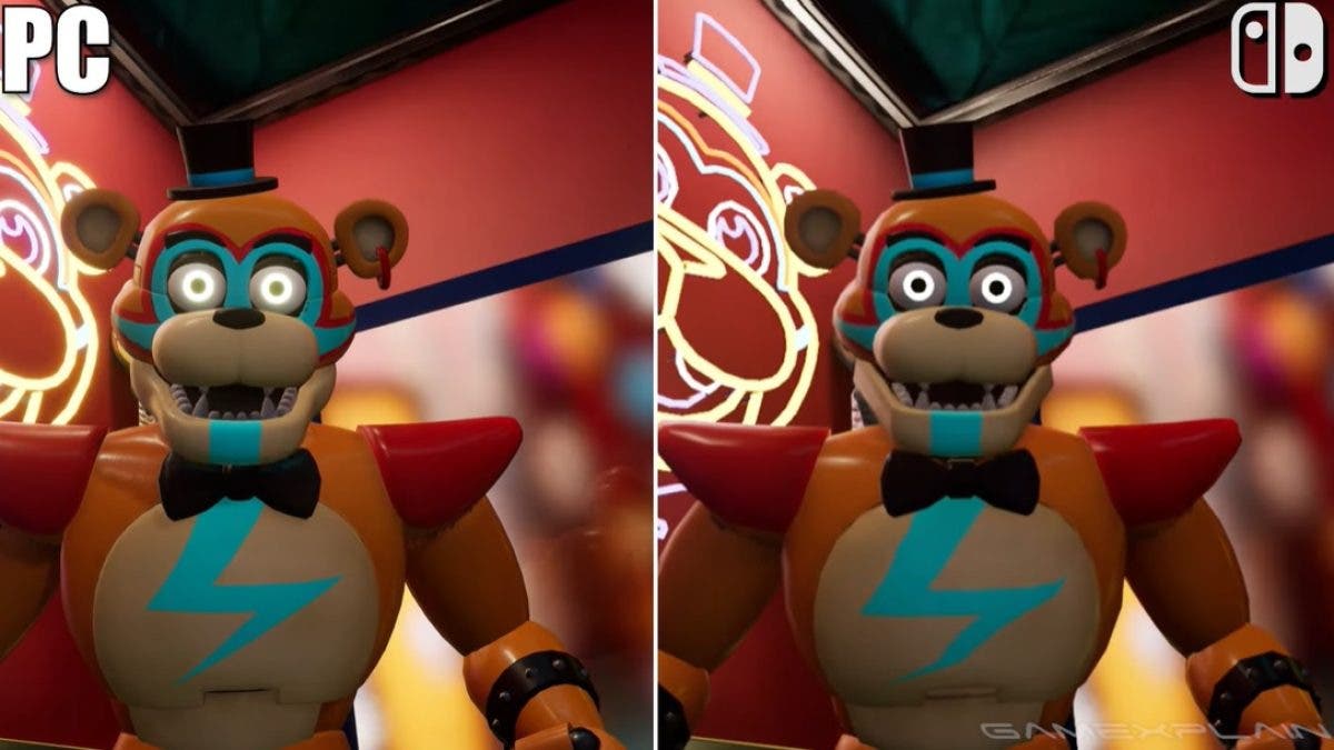 Five Nights at Freddy's: Security Breach Graphics Comparison (Switch vs. PC)  