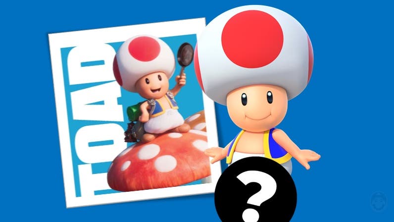 Los pies de Toad se muestran en este arte conceptual de Super Mario Bros.: La Película