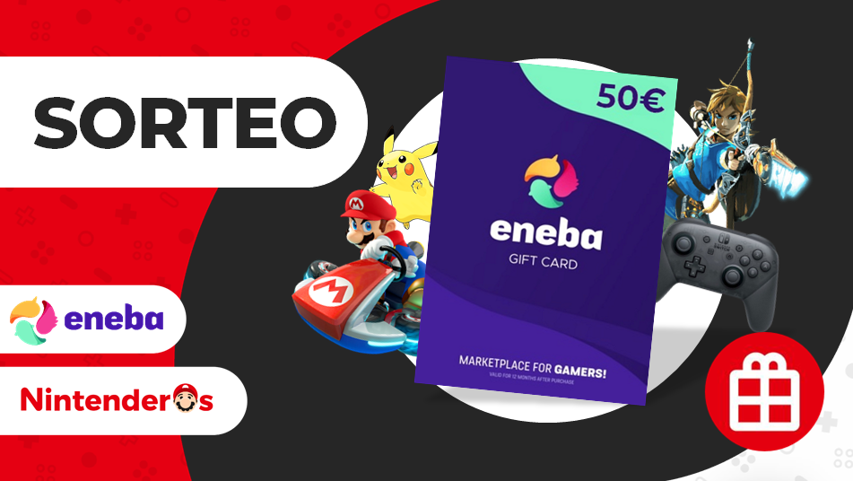 [Act.] ¡Sorteamos esta 3ª tarjeta de 50€ de eneba en nuestra web y Discord!