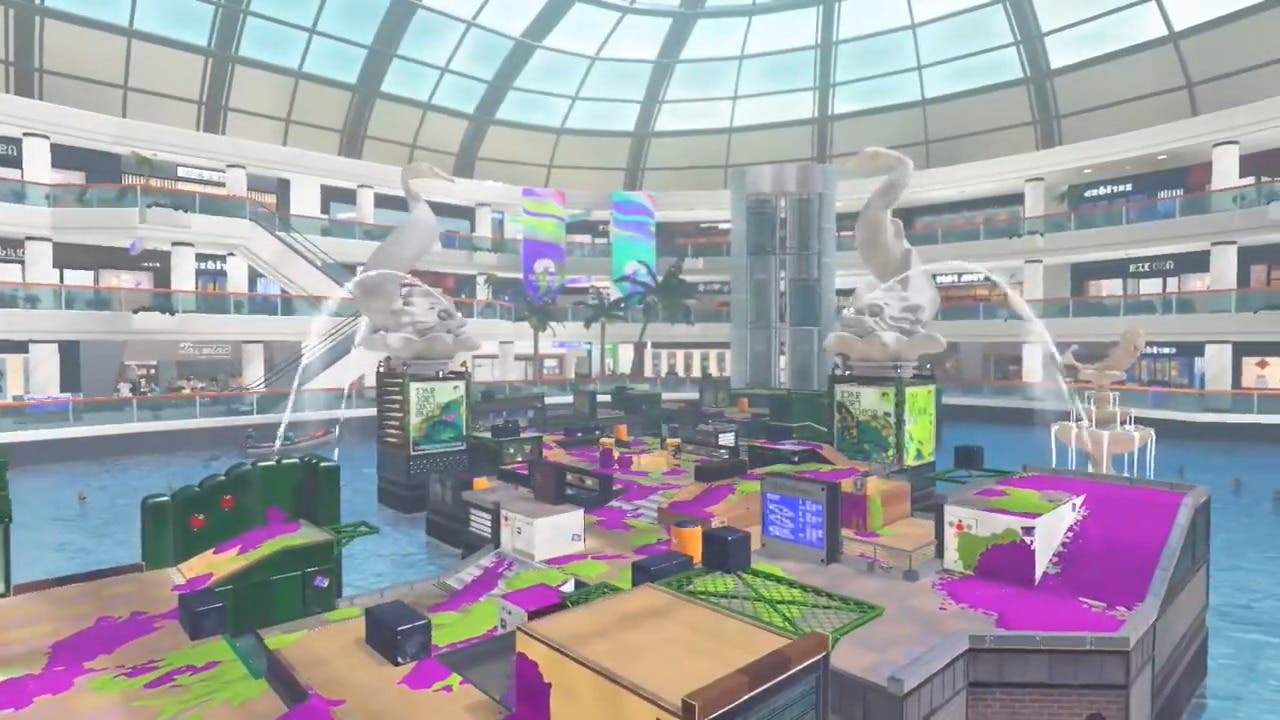 Splatoon 3 detalla su nuevo Centro Comercial Fletán y otras dos nuevas armas