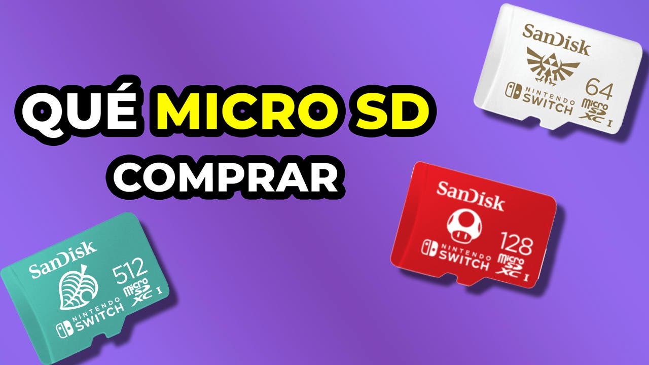 Qué tarjeta microSD me compro para mi Nintendo Switch? La mejor