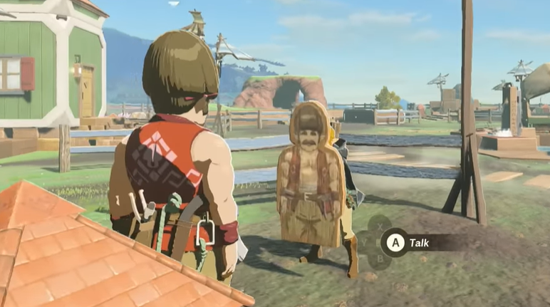 “Nivel de detalle increíble”: Así reaccionan los personajes si te equipas un cartel de Karid en Zelda: Tears of the Kingdom