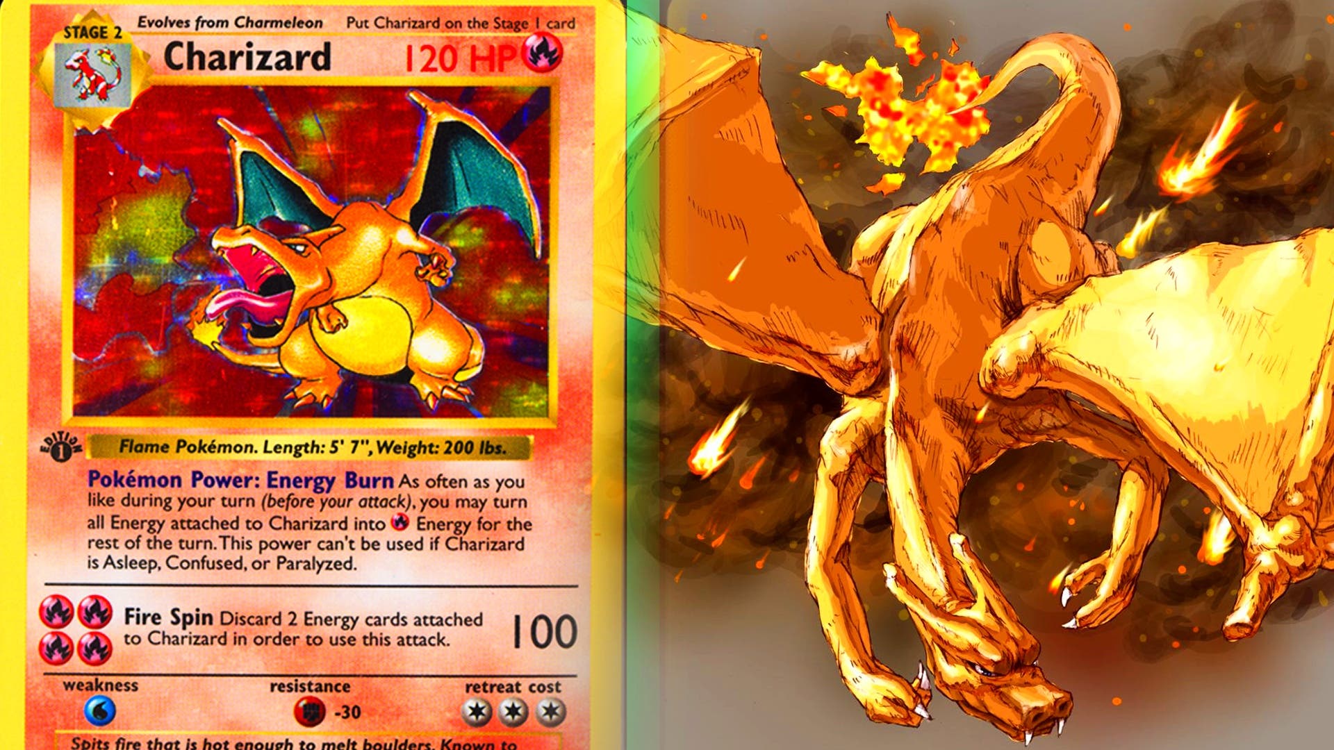 Este fan recortó las esquinas de su carta de Charizard para que no se lo robaran