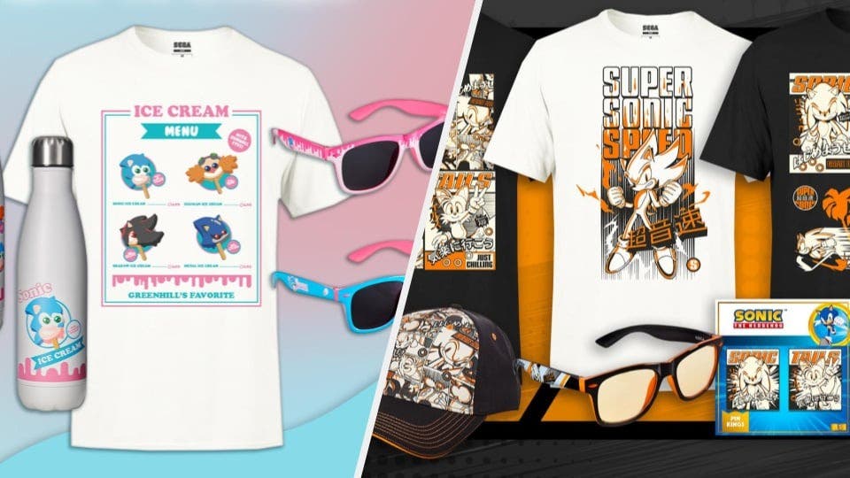 Sonic se prepara para el verano con nuevo merchandise oficial