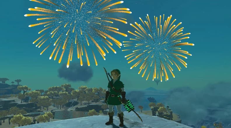 Estos fuegos artificiales sorprenden a los jugadores de Zelda: Tears of the Kingdom