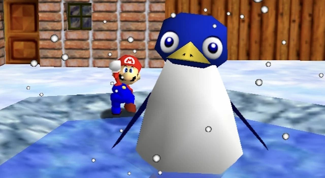 Super Mario 64 oculta estas extrañas expresiones de pingüino