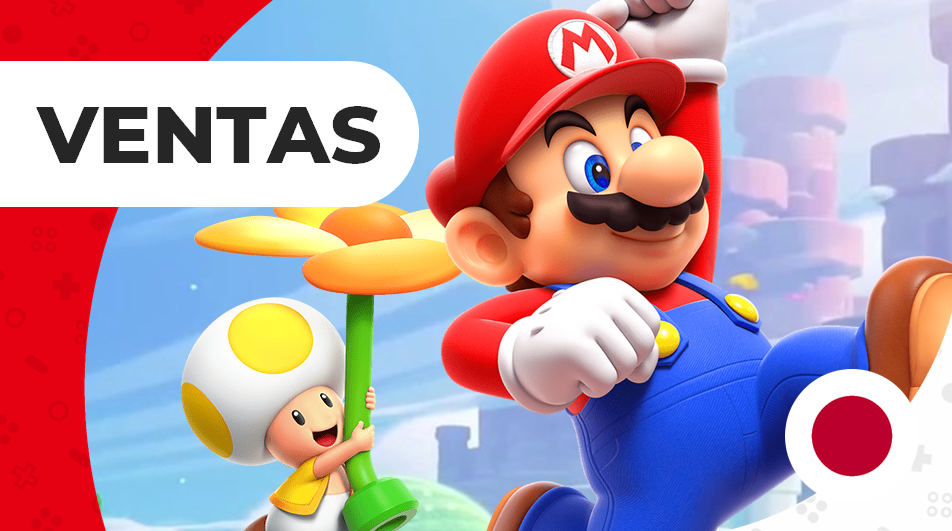 Super Mario Bros. Wonder sigue liderando en Japón mientras PS5