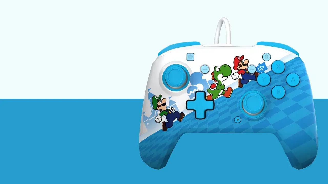 Este mando de Nintendo Switch de Super Mario est&aacute; rebajado por Navidad