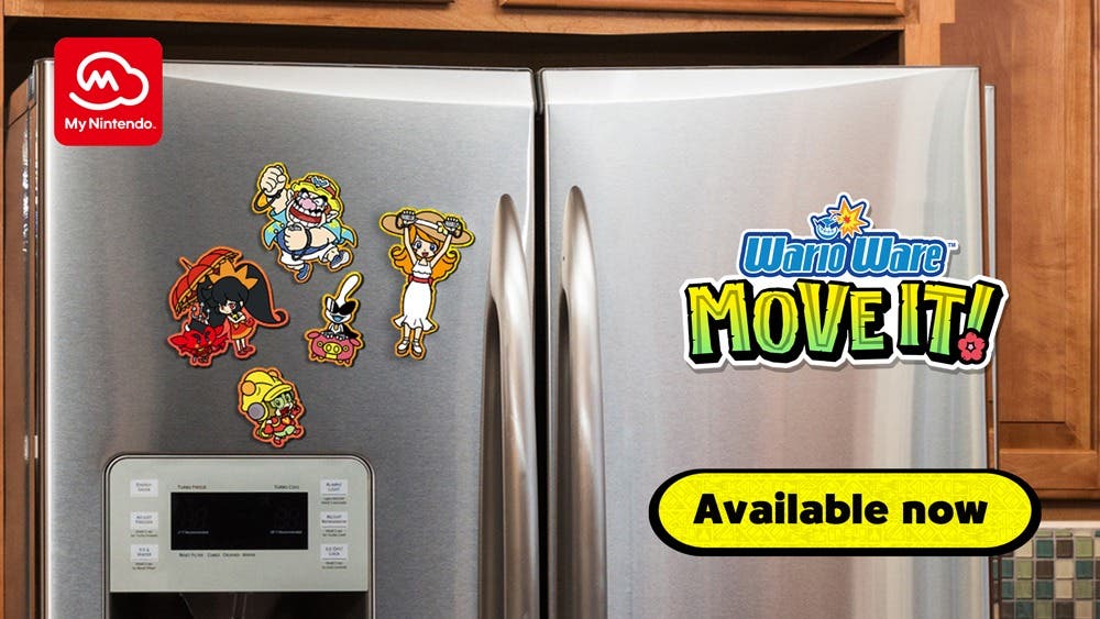 My Nintendo añade estos imanes de WarioWare: Move It! a su catálogo americano