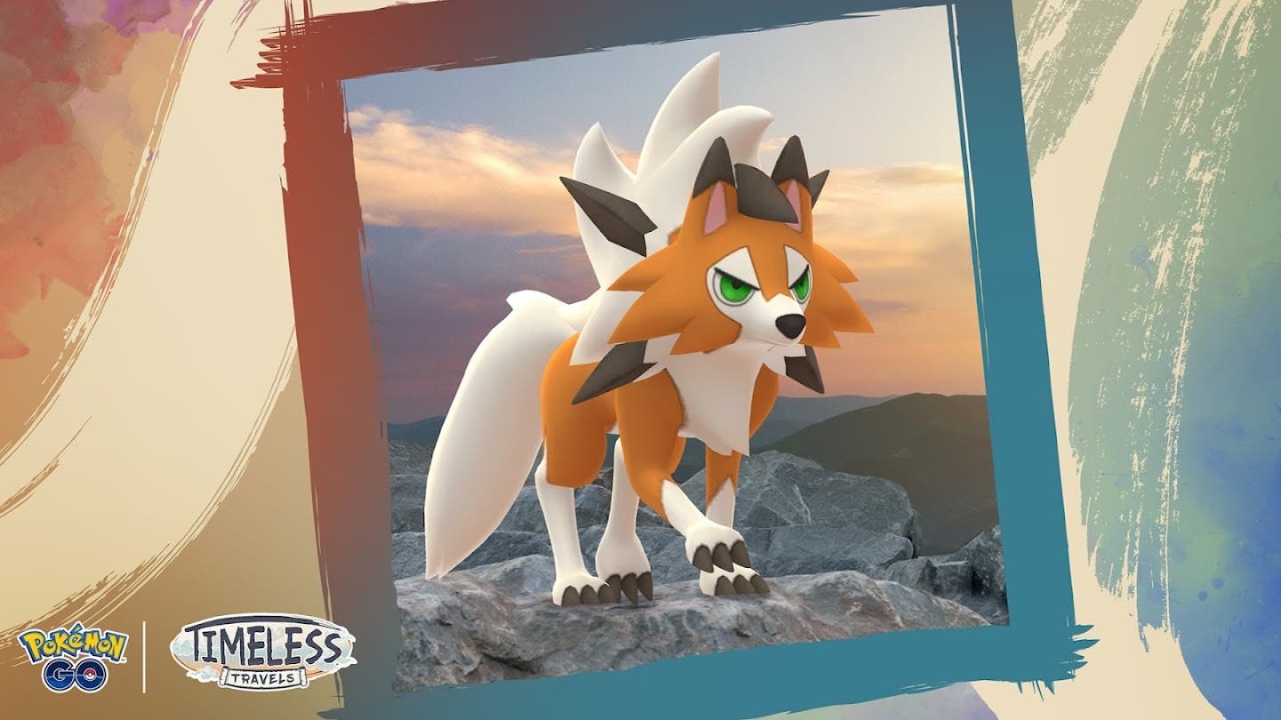 Pokémon GO: Lycanroc Forma Crepuscular debuta en Una odisea lustrosa