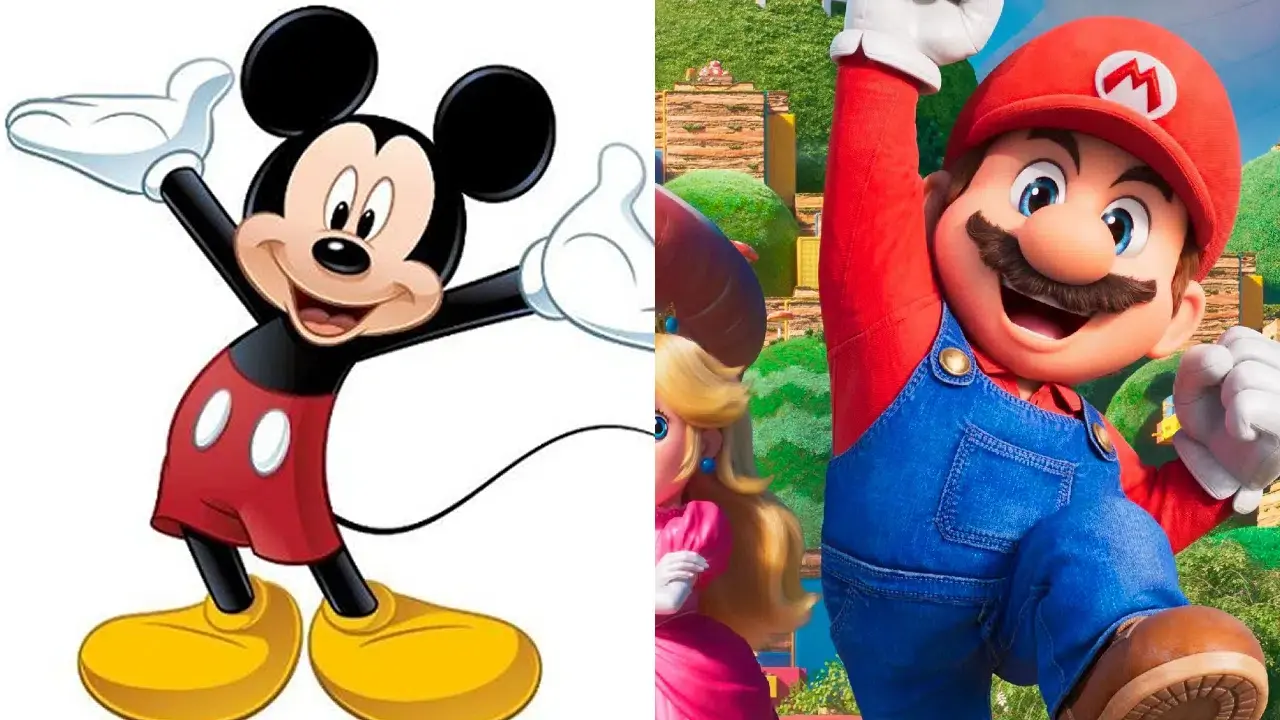 Artista de Nintendo dibuja a Super Mario con Mickey Mouse