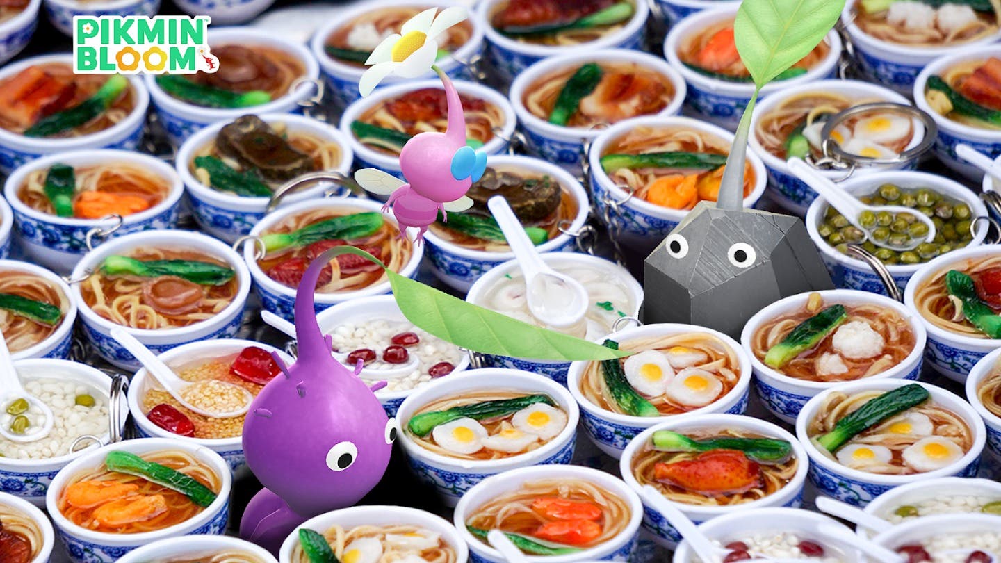 Pikmin Bloom detalla la llegada de Pikmin disfrazados con llavero de ramen