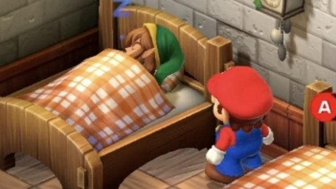 Un vistazo en detalle al cameo de Link en Super Mario RPG