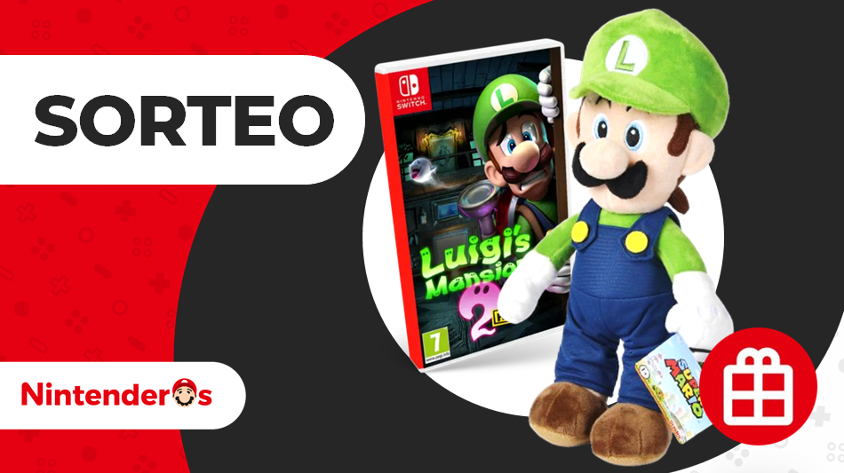 [Act.] ¡Sorteamos una copia de Luigi’s Mansion 2 HD para Nintendo Switch + peluche de 30 cm!