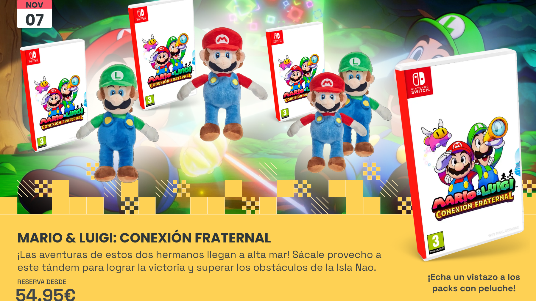 Mario & Luigi: Conexión Fraternal – Una nueva aventura en Alta Mar que ya puedes reservar