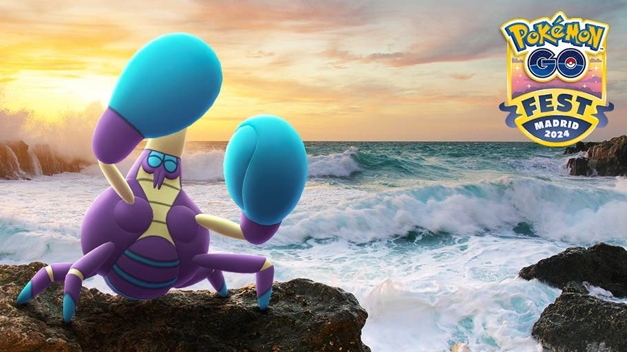 Pokémon GO revela evento paralelo al GO Fest de Madrid con Crabrawler shiny como protagonista
