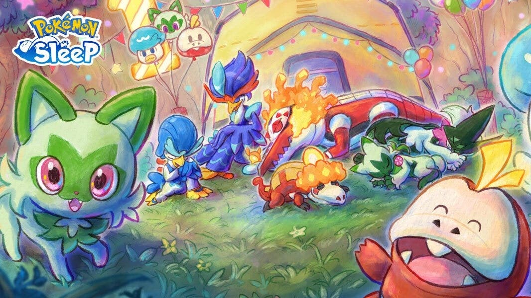 Pokémon Sleep desvela su evento de Primer Aniversario con Sprigatito, Fuecoco, Quaxly y más