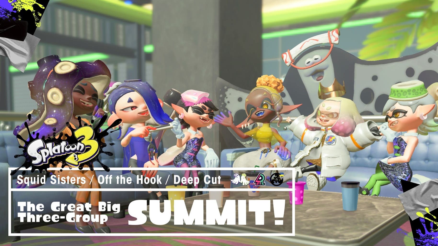 Los ídolos de la franquicia Splatoon se reúnen en esta entrevista oficial