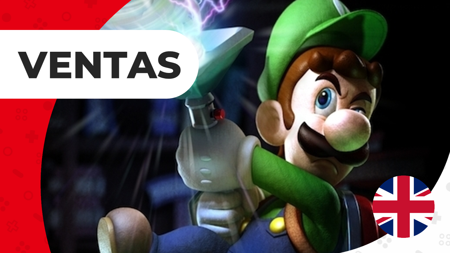 Luigi’s Mansion 2 HD debuta como lo más vendido de la semana en Reino Unido (1/7/24)