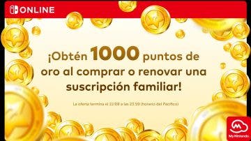 Nintendo Switch está regalando 1000 Puntos de oro con esta nueva promo