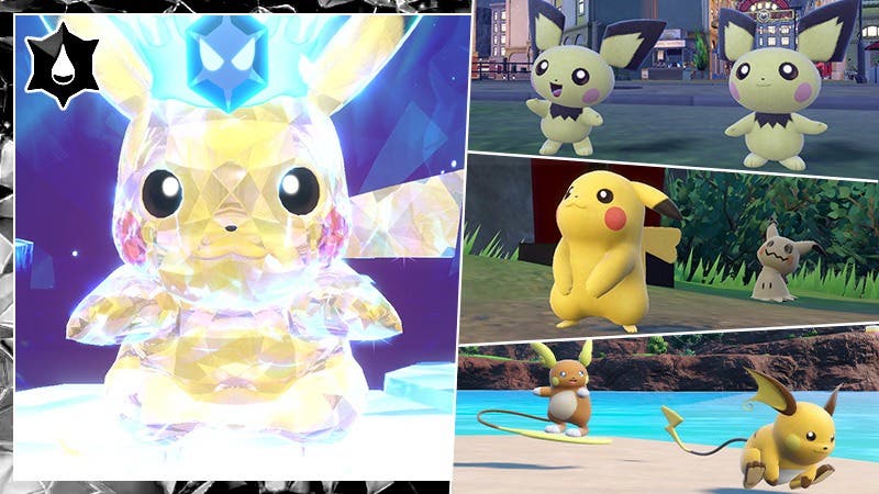 Pokémon Escarlata y Púrpura recibe su nuevo evento de Teraincursiones y Apariciones Masivas de Pikachu