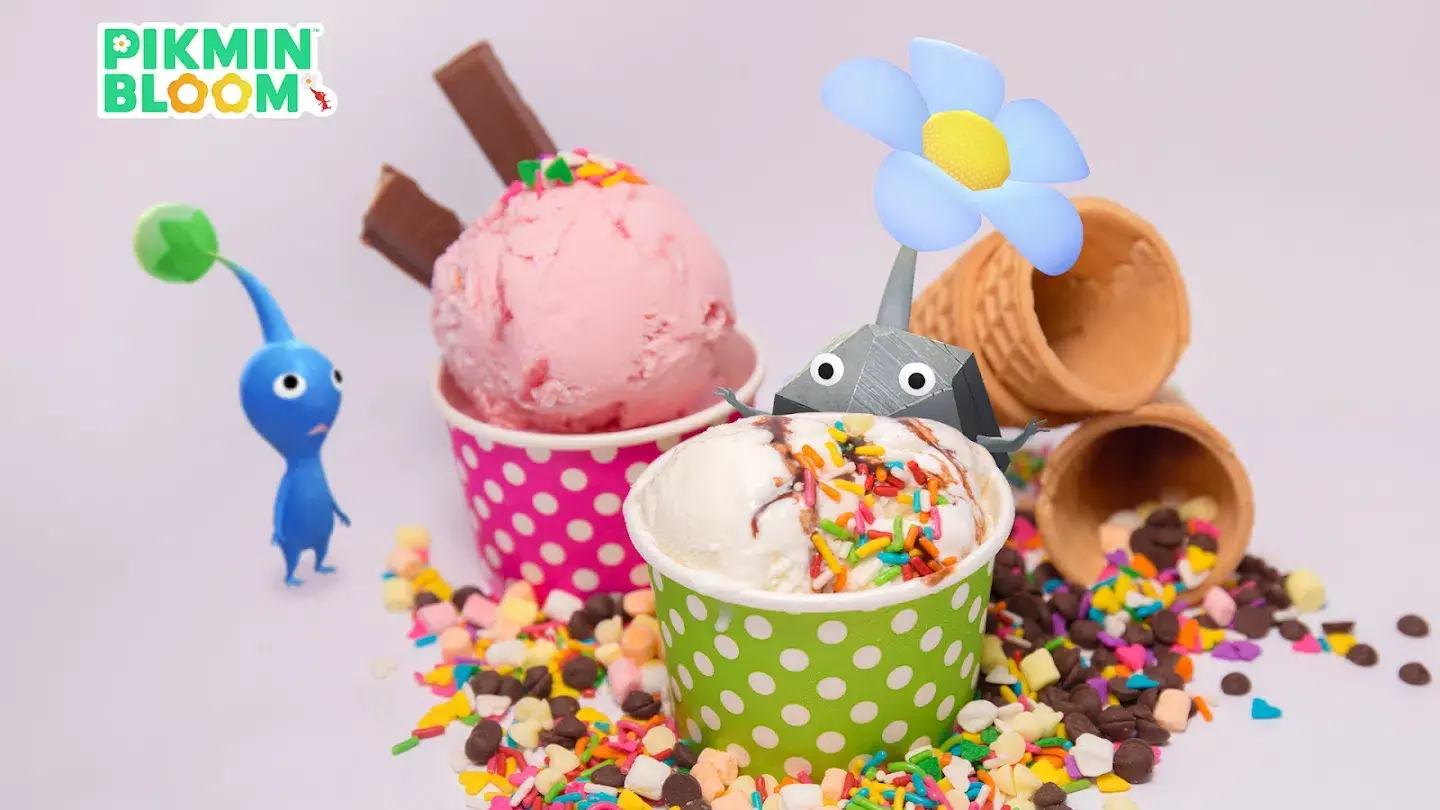 Pikmin Bloom celebra la llegada de Pikmin disfrazados de helado: sabor de 2024