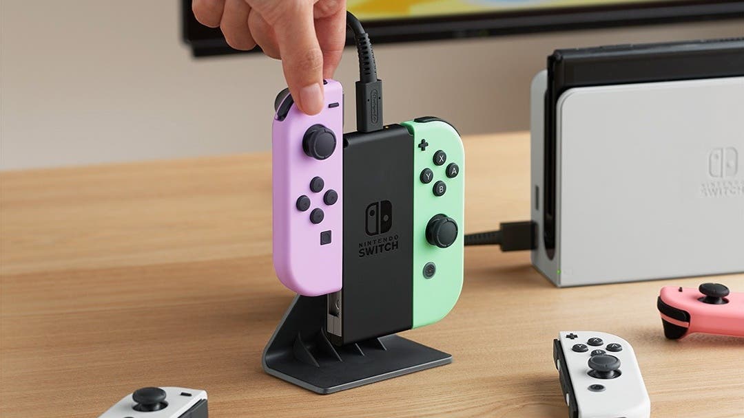 Nintendo anuncia este nuevo cargador oficial para mandos Joy-Con de Switch