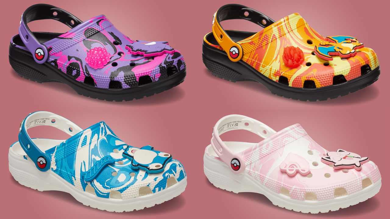 La colaboración Pokémon x Crocs Classic Clog Pack se lanzará en 2024