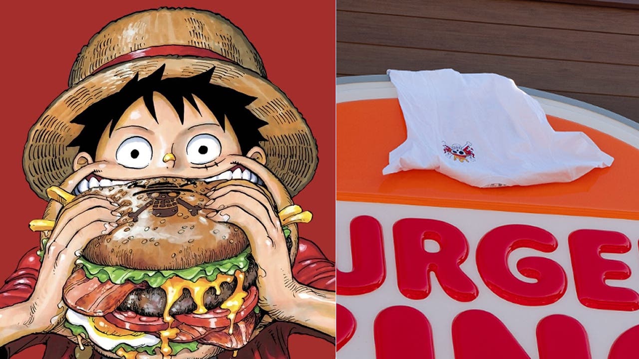 One Piece fondea en Burger King España con camisetas exclusivas