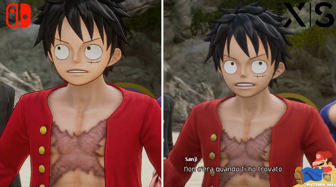 One Piece Odyssey: Comparativa en vídeo entre Nintendo Switch y Xbox Series X/S