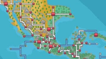 Fan imagina cómo podría verse el mapa de una región Pokémon inspirada en México