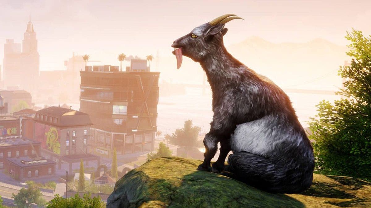 Uno de los juegos de mundo abierto más locos acaba de ser listado para Nintendo Switch: Goat Simulator 3 podría llegar a la consola