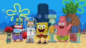 Así es el nuevo contenido adicional de Bob Esponja disponible en Minecraft para Nintendo Switch