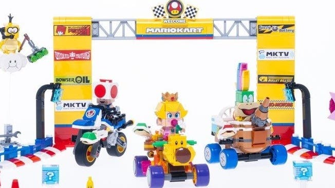 Esta es una de las creaciones más complejas hechas con LEGO Mario Kart