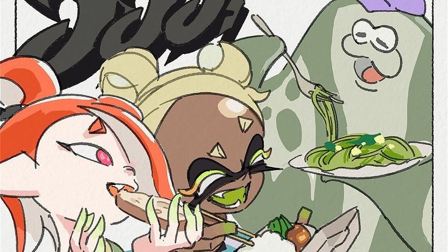 Splatoon 3 se prepara para su nuevo Splatfest de comida con esta ilustración oficial