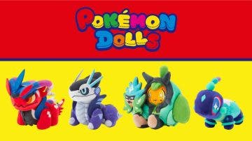 Anunciados nuevos y adorables peluches Pokémon de Escarlata y Púrpura