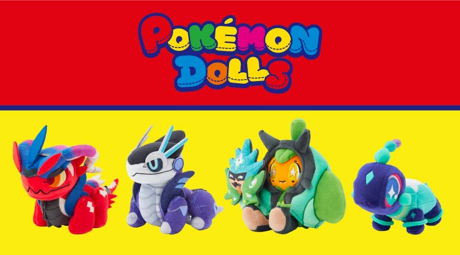 Anunciados nuevos y adorables peluches Pokémon de Escarlata y Púrpura