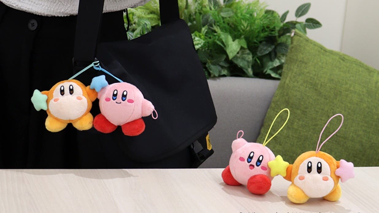 Así son los nuevos y adorables peluches de Kirby y Waddle Dee