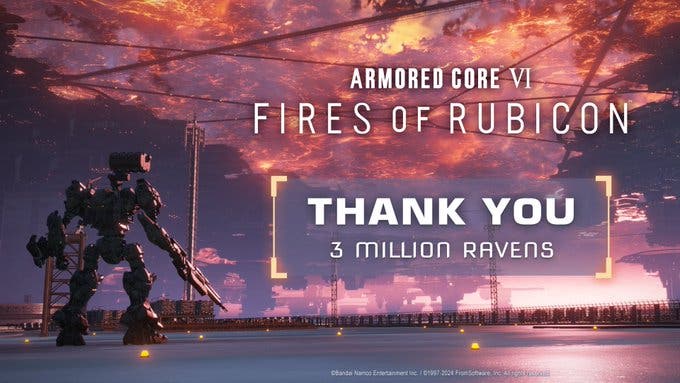 Armored Core 6 arrasa con millones de copias vendidas